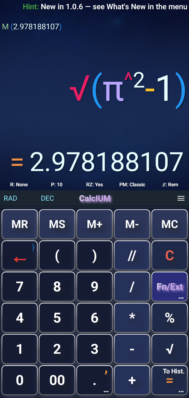 Starry Night theme